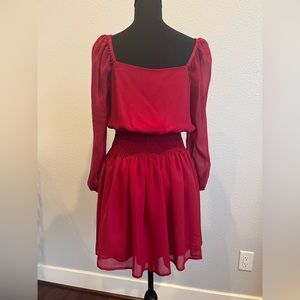 Bcbgeneration Red Long Sleeves short dress Size Small. No tags.